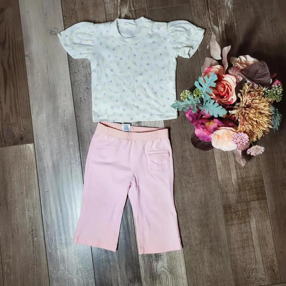 Old Navy Other - Vintage Old Navy Baby Girl Ice Cream 2pc Outfit Size 6-12m EUC